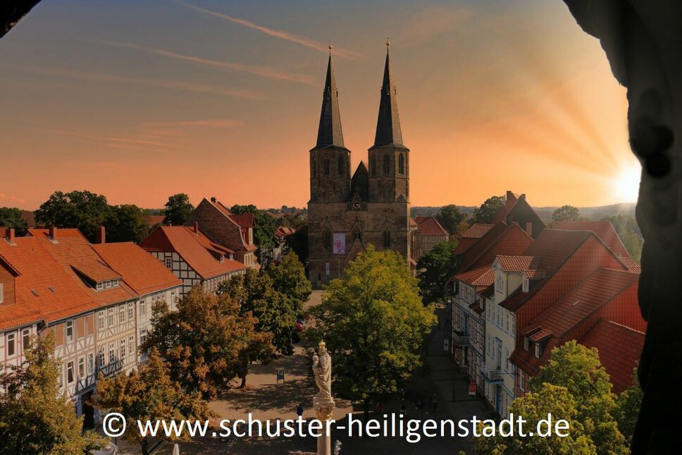 Duderstadt Blick vom Rathaus TS © www.heiligenstadt.net